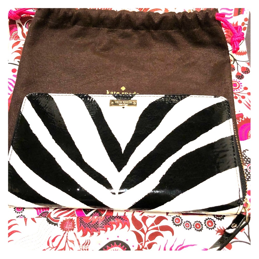 Brand new kate spade zebra wallet